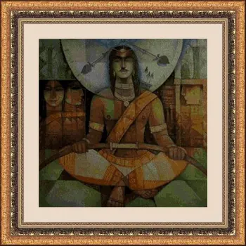 

CROSS STITCH KIT PANDATHREAD RELIGION AND MYTHOLOGY 35002