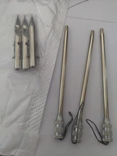 Dardos de pesca de acero inoxidable, Catapulta de tirachinas, puntas de flecha de tiro con arco de cabeza ancha, 3 uds.