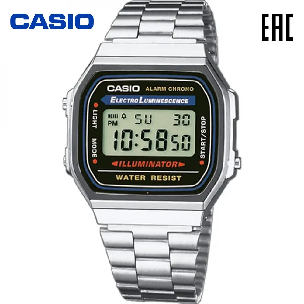 Наручные часы Casio A-168WA-1 электронные мужские |