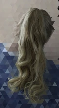 HAIRRO-coleta de pelo largo ondulado de 17 y 23 pulgadas, postizo con horquillas, extensión de cabello sintético