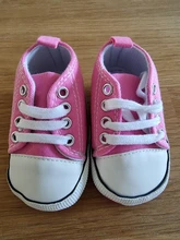 Nuevo lienzo bebé deportes zapatillas de deporte Zapatos bebé recién nacido niños niñas en primer lugar los caminantes zapatos de bebé de suela suave antideslizante zapatos de bebé