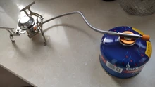 Estufa de gas para exteriores, calefacción electrónica plegable para acampar, senderismo, 3000W