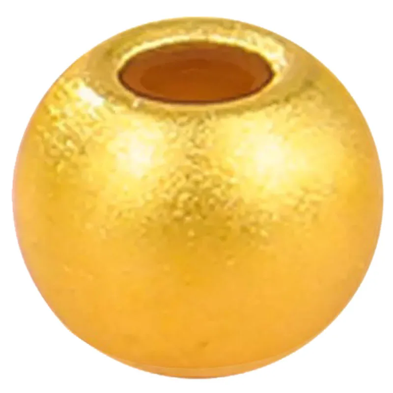 

999 Gold 24K Yellow Gold 4mm Beads Wholesale Loose Beads Smooth Beads