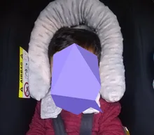 Almohada de apoyo de cabeza para dormir para bebé, funda suave de seguridad con cinturón de seguridad a juego, reposacabezas de protección del cuello para asiento de bebé