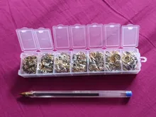 Unids/set de 3, 4, 5, 6, 7, 8 y 10mm, conectores de anillo de salto abierto, bricolaje para collar, kit para hacer joyas, Finding, conjuntos de suministros, 1370