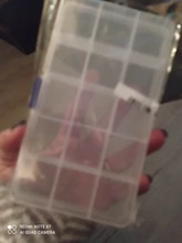 Caja de herramientas de plástico con 15 ranuras para joyería, organizador artesanal, estuche de transporte, cuentas de almacenamiento, F2414