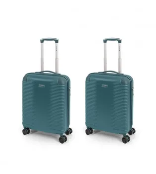 

Set 2 Suitcases Cabin 4 Wheels Gabol Balance Turquoise