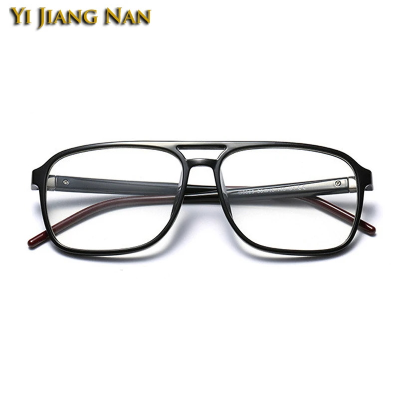 Плоские квадратные мужские очки, оправа, очки TR90, винтажные очки Armacao Oculos De Grau, прозрачные линзы, очки, оптические очки