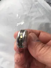 Anillo luminoso de acero inoxidable para hombre y mujer, joyería que brilla en la oscuridad