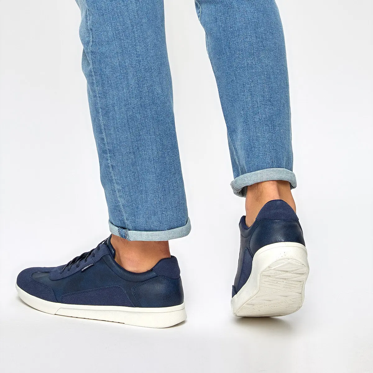 

FLO RILEY 9PR Navy Blue Men 'S Sneaker Shoes LUMBERJACK