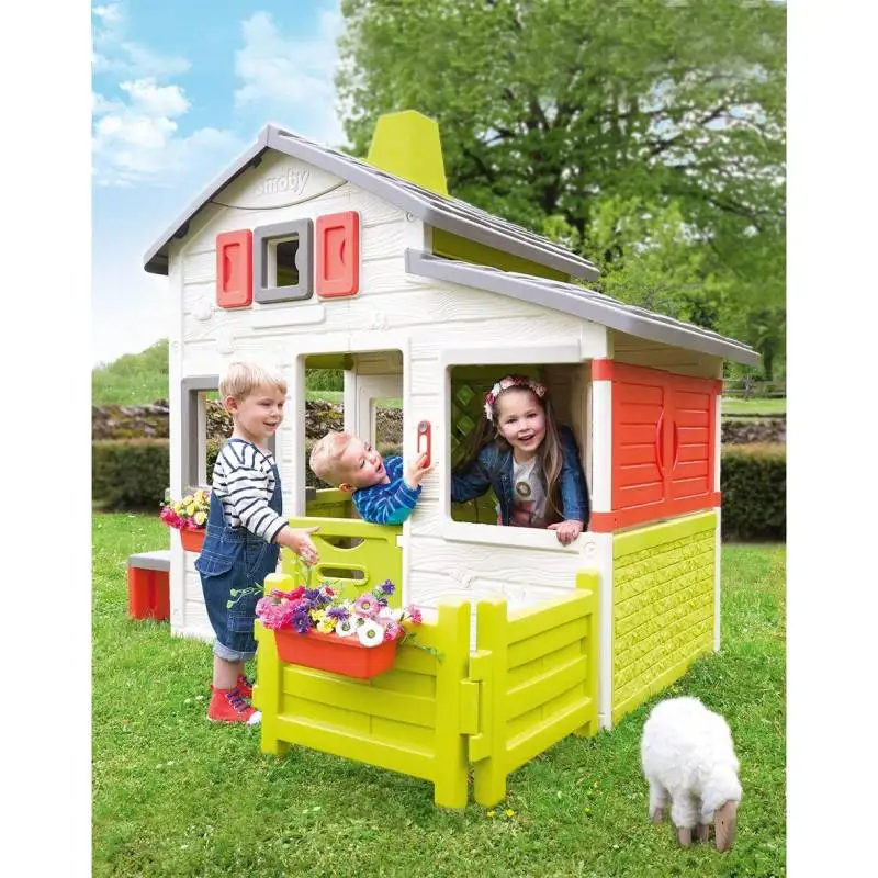 smoby friends playhouse with picnic table