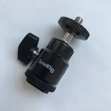 SmallRig-Mini cabeza de bola de Metal para vídeo, montura con zapata con tornillo de 1/4 pulgadas, soporte para cámara fr DSLR, Monitor de luz LED 2059, 2 uds.
