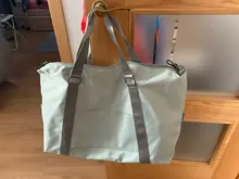 Bolso de viaje grande a la moda para mujer, bolso de mano grande, de nailon, bolso de hombro impermeable, para gimnasio y fin de semana