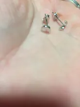 Modian nuevo 2021 sólida plata 925 rosa dorado Luna, pendientes para las mujeres de moda pequeños exquisita joyería Bijoux