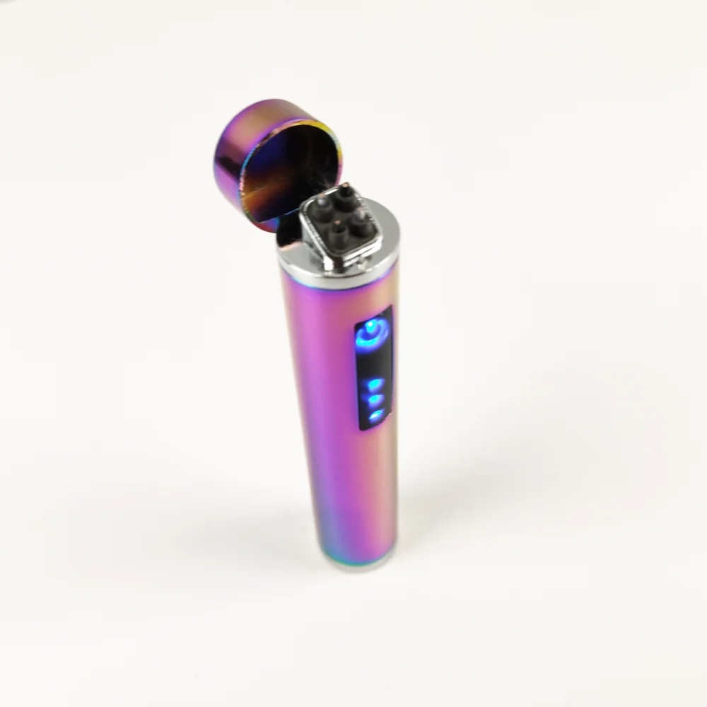 Зажигалка цилиндрическая плазменная USB - Цвет: YT318GOLD