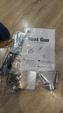 PROSTORMER-pistola de aire caliente eléctrica de 220V, herramienta eléctrica Industrial de 2 temperaturas variables, 2000W, con cuatro accesorios de boquilla