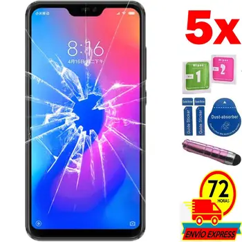 

5x Protectors Screen Tempered Glass for for Xiaomi Note Redmi 6 Pro (Not Full SEE INFO) PEN