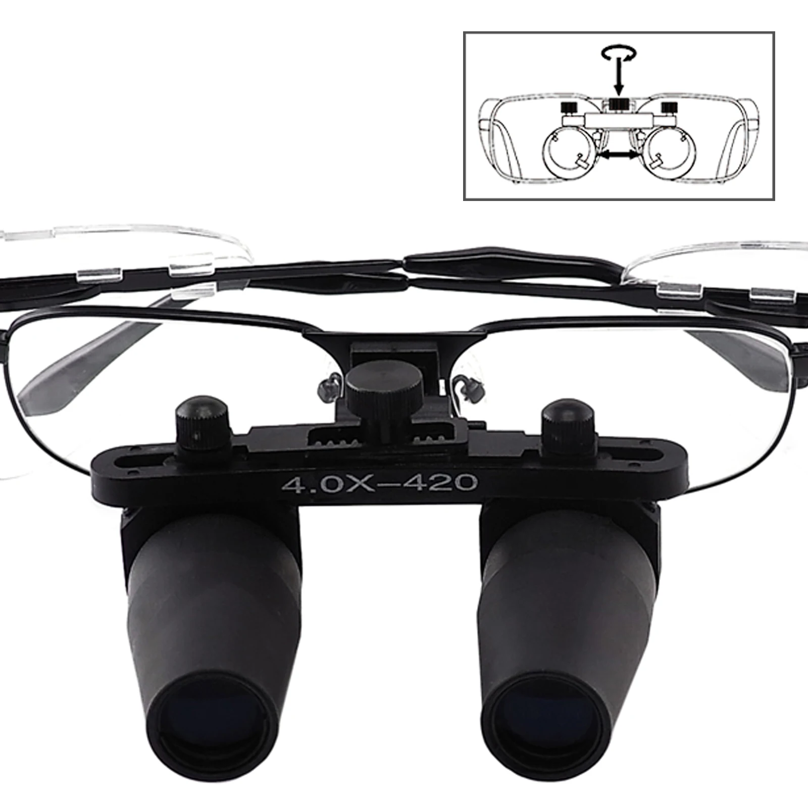 Keplerian Surgical Medical Dentistry 4x Dental Loupes 65mm Field Of