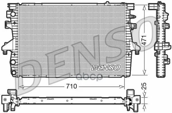 Радиатор(Vw Transporter V / Multivan V) Drm32039 Denso арт. DRM32039