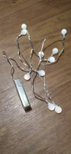 String-Lights Decoration Garland Battery-Powered Led-Ball Fairy Christmas-Tree Wedding