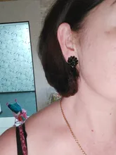 JIOFREE-pendientes de perlas de imitación para mujer, joyería Maxi sin perforaciones para fiesta de boda, regalo amor Navidad