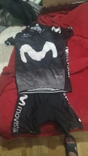 Conjunto de Ropa de Ciclismo DEL EQUIPO Movistar para hombre, Maillot, camisetas de verano, MTB, 2020