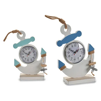 

Table clock Gift Decor Wood (8 x 29 x 22 cm)