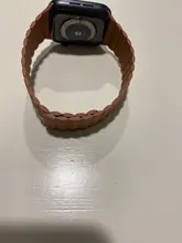 Correa de cuero para Apple Watch, banda magnética de 44mm, 40mm, 38mm y 42mm para reloj inteligente iWatch series 3, 4, 5, se, 6