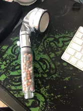 Zloog-Cabezal de ducha LED de baño caliente, ahorro de agua de alta presión, anión de mano, cabezal de ducha de filtro de Spa