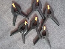 Plastic Clips Spring-Clamp Working-Tools Adjustable-Clamps Wood Outillage 3inch for 6pcs/Lot