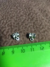 Lote de 20 a 200 Uds de cuentas espaciadoras de tubo sueltas chapadas en plata con flores para la fabricación de joyas, tubos colgantes, accesorios para collar y pulsera DIY