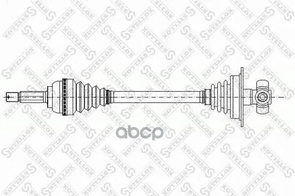 158 1033-Sx_привод Левый! 682mm Dacia Logan 1.4-1.6i 04 Stellox 1581033sx Stellox арт. 1581033SX