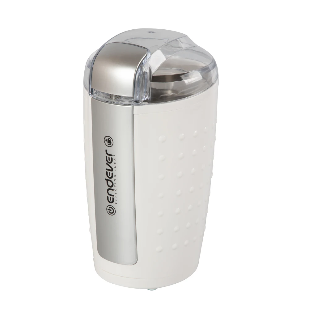  Кофемолка Endever Costa-1059, Лезвие и чаша из нержавеющей стали, Вместительность: 100 г или 16 чашек кофе, Прозрачная крышка 
