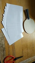 XVT-pegamento profesional para tenis de mesa, hoja/pegamento fácil de montar/pegamento para tenis de mesa, 10 unids/lote
