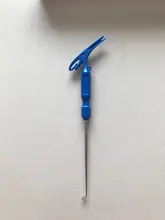 Removedor de anzuelos en forma de bolígrafo, herramienta para atar nudos, 3 en 1, para pesca con mosca, aparejos de pesca