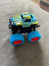 Camión verde de inercia para niños, SUV, vehículos de fricción, coche súper Blaze, juguete de regalo