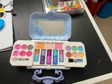 Conjunto de cosméticos de Disney para niñas, Set de belleza de juguete de frozen, elsa, anna, Blancanieves, Princesa, juguetes de moda, casa de juego, regalo para niños