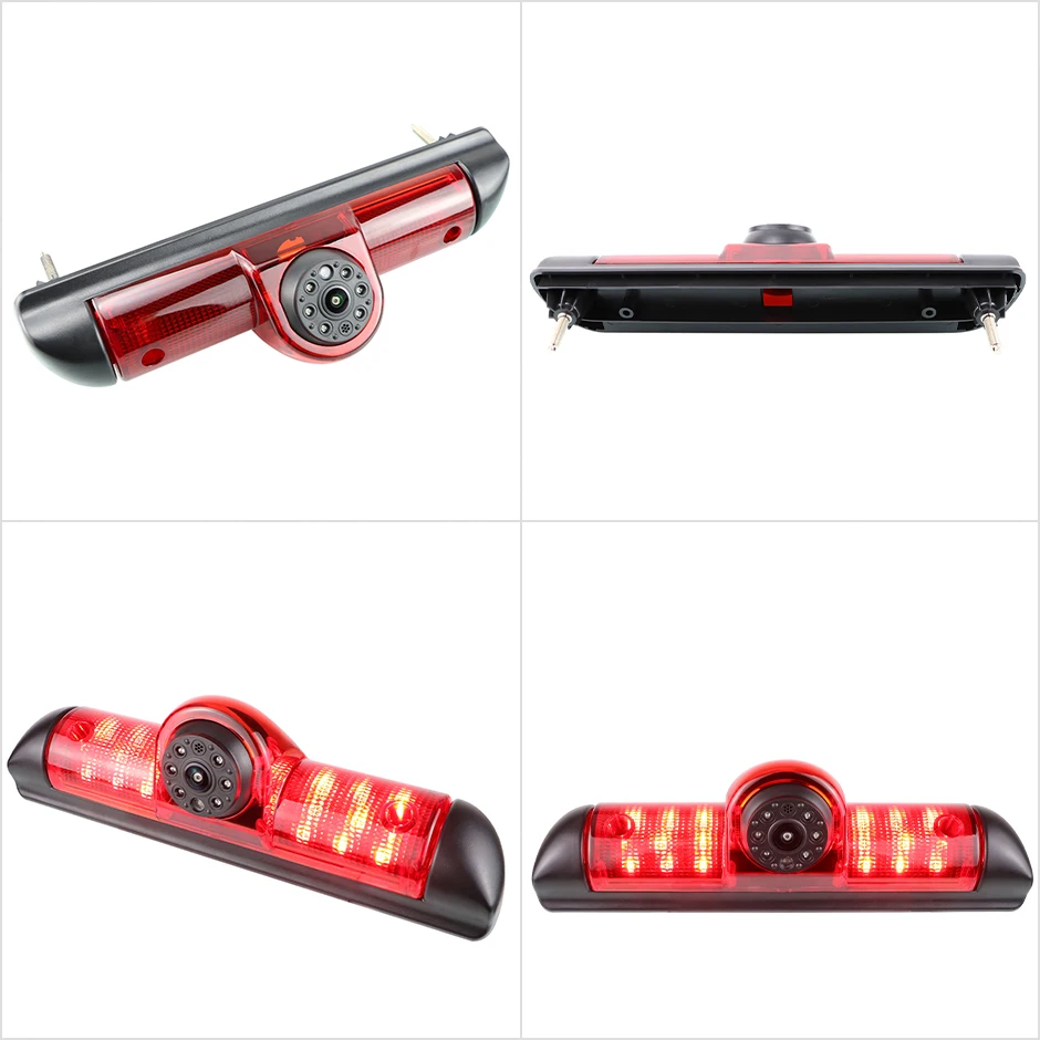 GreenYi-AHD 1080P LED 브레이크 라이트 차량 후방 카메라, 피아트 Ducato 2006-2015 3Gen 시트로엥 점퍼/푸조 복서 III
