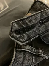 Pantalones vaqueros de talla grande para mujer, vaqueros negros, pantalones elásticos femeninos, ajustados