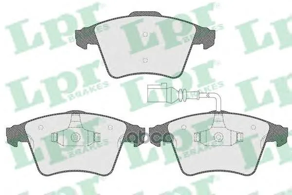 Колодки Тормозные Volkswagen T5/Multivan 03 R16 Передние Lpr 05p1536 Lpr арт. 05P1536