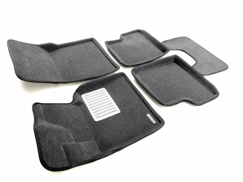 

Textile 3D mats euromat3d luxe in the salon for Mercedes-Benz gelentwagen (G-class) with a metal sub-spot