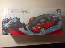 Robot de transformación en coche de radiocontrol para niños, Juguete de robot transformable en vehículo de control remoto, regalo para niños