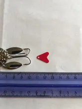 Goture 1PC Fishing Lure Metal Spoon Spinnerbait Double Rotating Hard Artificial Baits