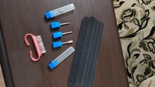 Máquina eléctrica para manicura, juego de brocas de 3/32 pulgadas para pulir diamantes, herramientas de manicura