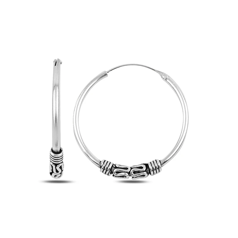 

Armagano 25mm Oxidized Ring Earrings