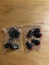 Interruptor de botón momentáneo DS228, botón de bloqueo de encendido/apagado para tablero de coche, barco, 12V, DS428, 10 Uds.