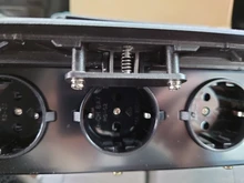 Enchufe DE escritorio toma DE corriente 2 3 DE EU FR con carga USB lenta emergente cubierta DE aleación DE aluminio plateado negro para sala DE reuniones enchufe pared,enchufes para pared,toma de corriente ,tomacorrien