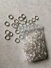 Unids/lote de anillos abiertos de 4-20mm, 50-200 Uds., doble bucle, conectores de anillos partidos para DIY, suministros para fabricación de joyas
