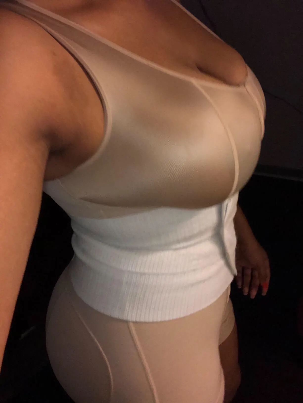 Hook and Closure Tummy Control Bodysuit photo review