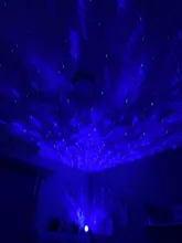 Bluetooth Projector Light-Decor Night-Light Starry Sound-Activated Water Wave Music Usb Led